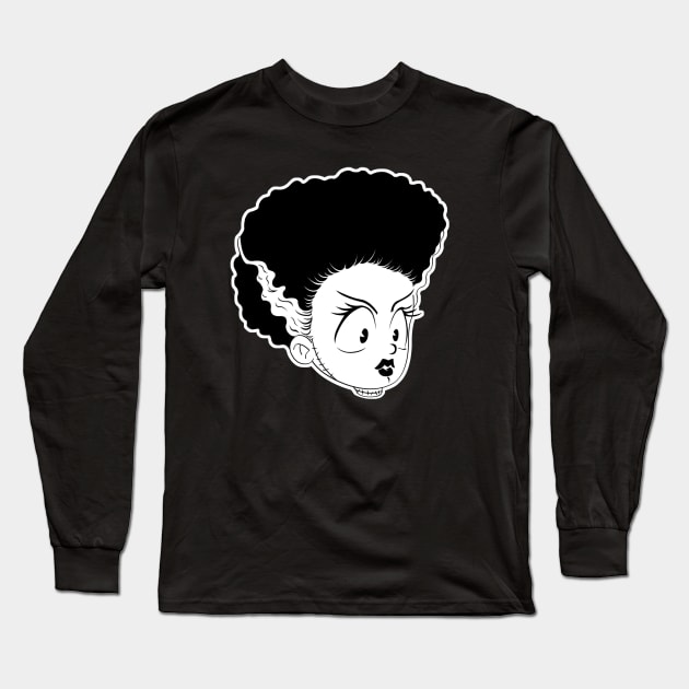 Bride Of Frankenstein Long Sleeve T-Shirt by FreakPills